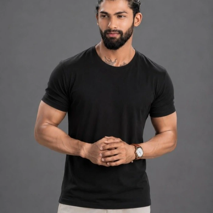 Signature Mens Regular Fit Crew Neck Tshirt